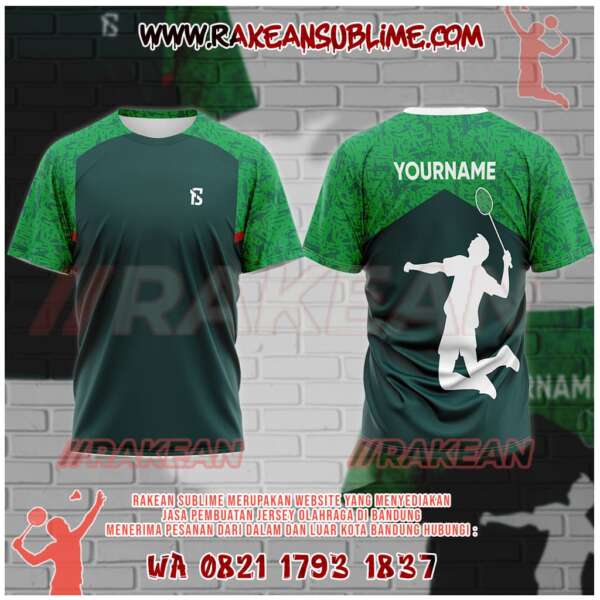 Jersey Badminton Keren Simple