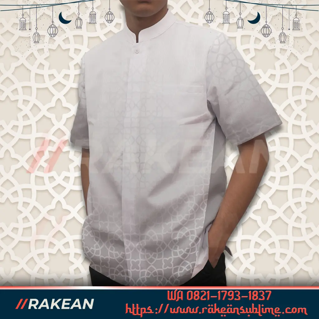Baju Koko Custom Pria Bandung Pendek